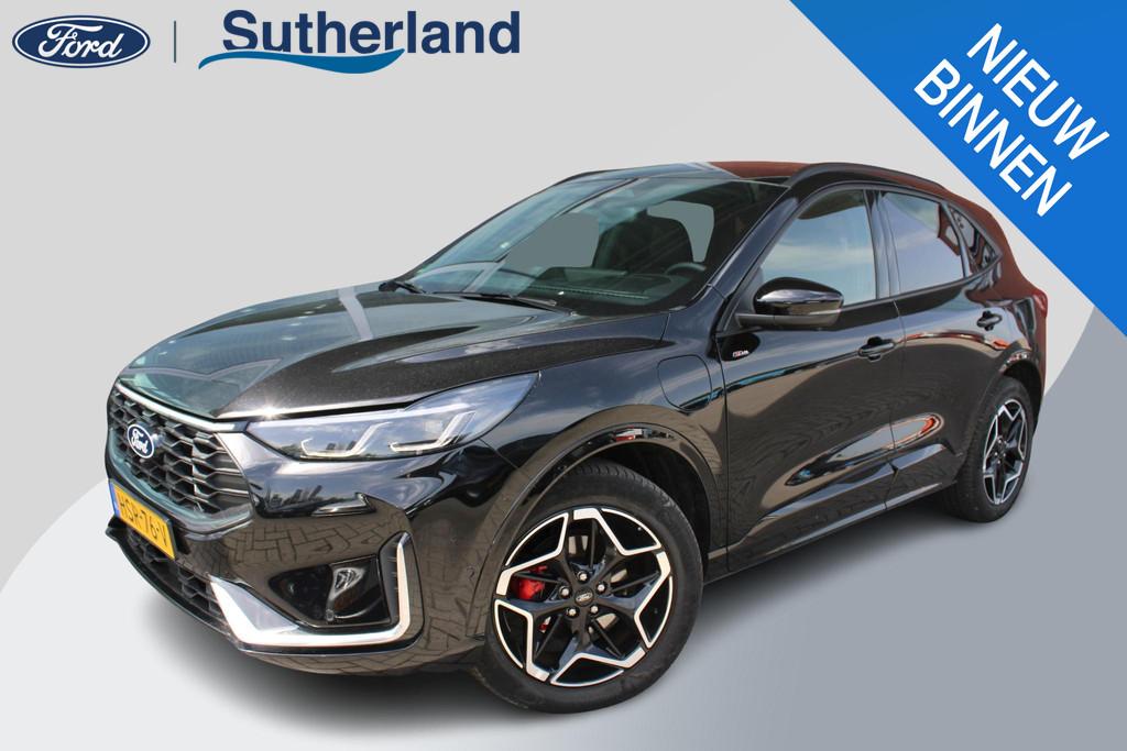 Ford Kuga 2.5 PHEV ST-Line X Orig NL Auto | Panoramadak | He, 14 kWh, Gebruikt, Leder en Stof, Zwart