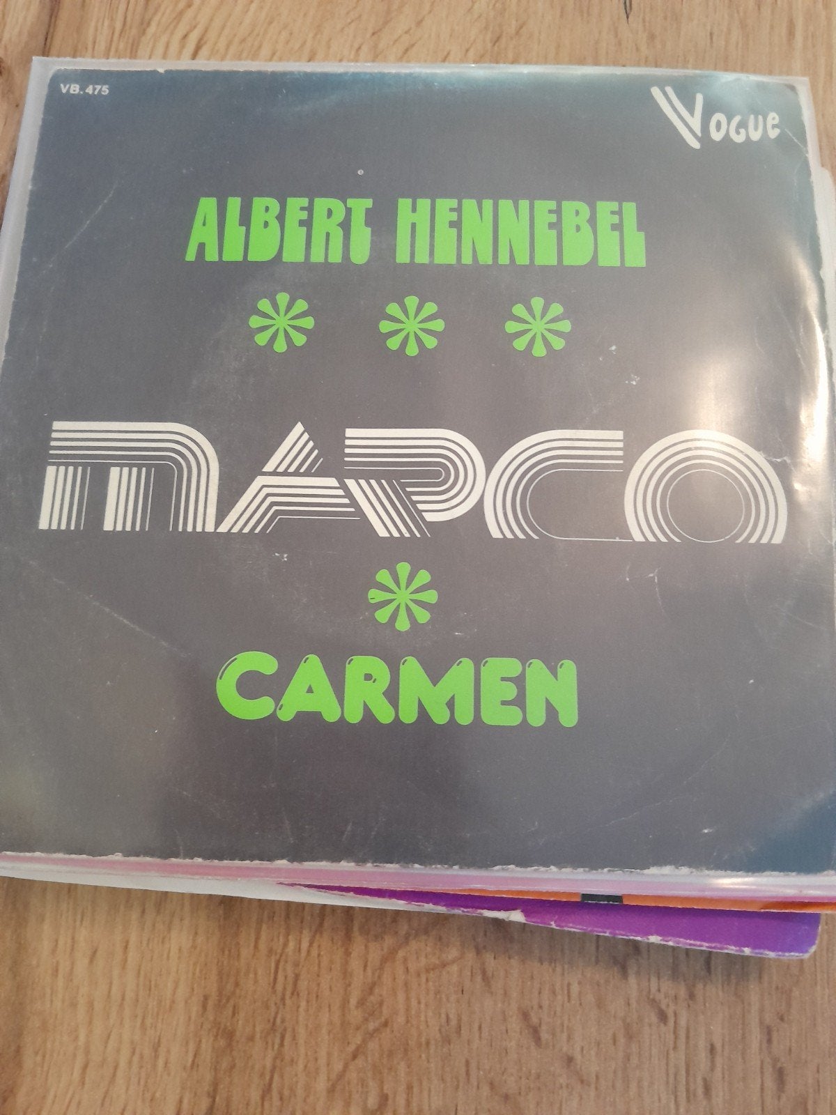 albert hennebel 7inch carmen, Cd's en Dvd's, Vinyl Singles, Ophalen of Verzenden, Zo goed als nieuw, Pop