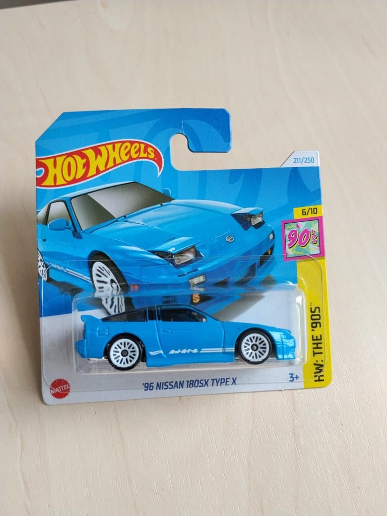 Hotwheels '96 Nissan 180SX type X, Ophalen of Verzenden, Nieuw, Auto