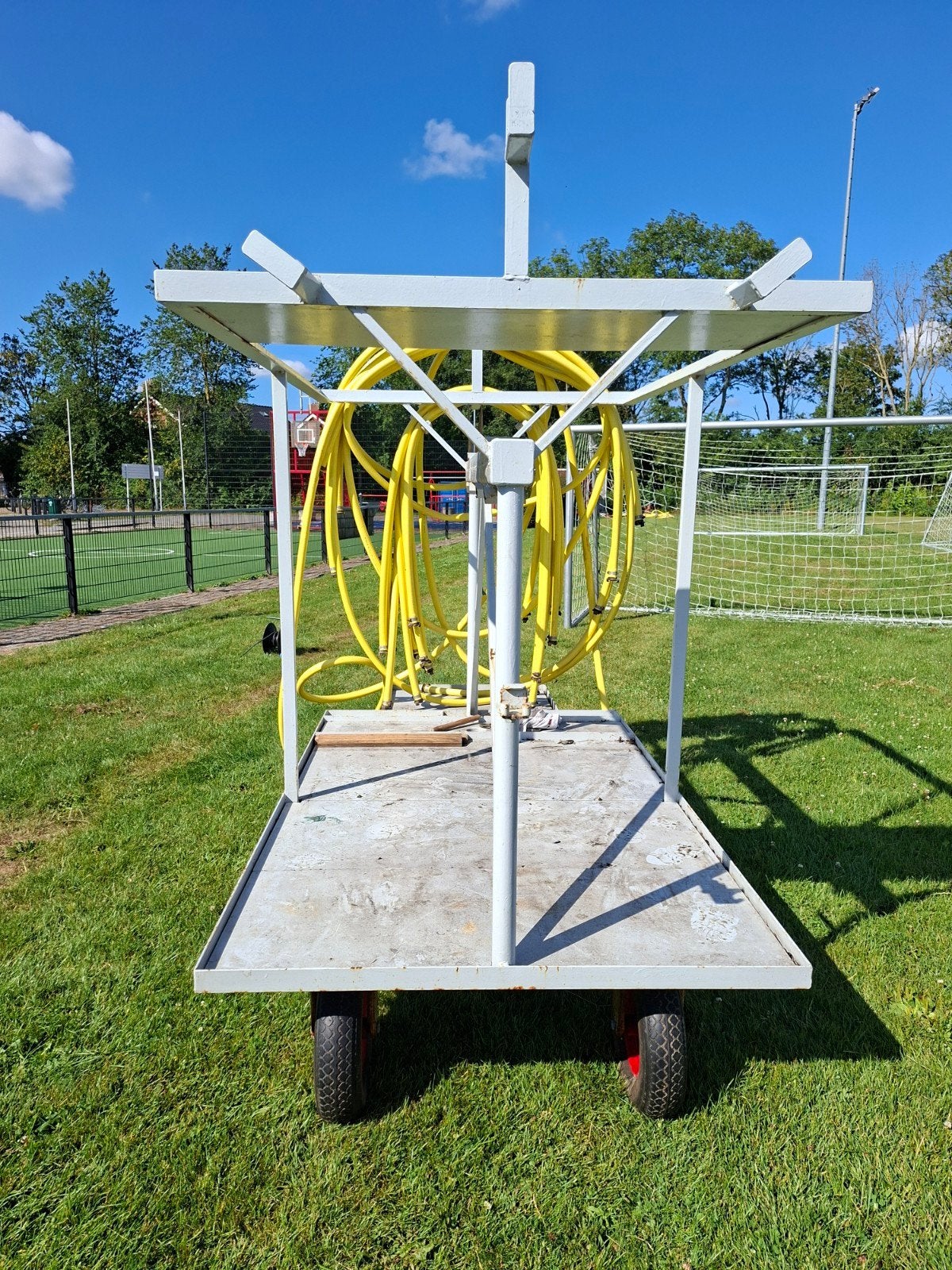 platte wagen, Ophalen