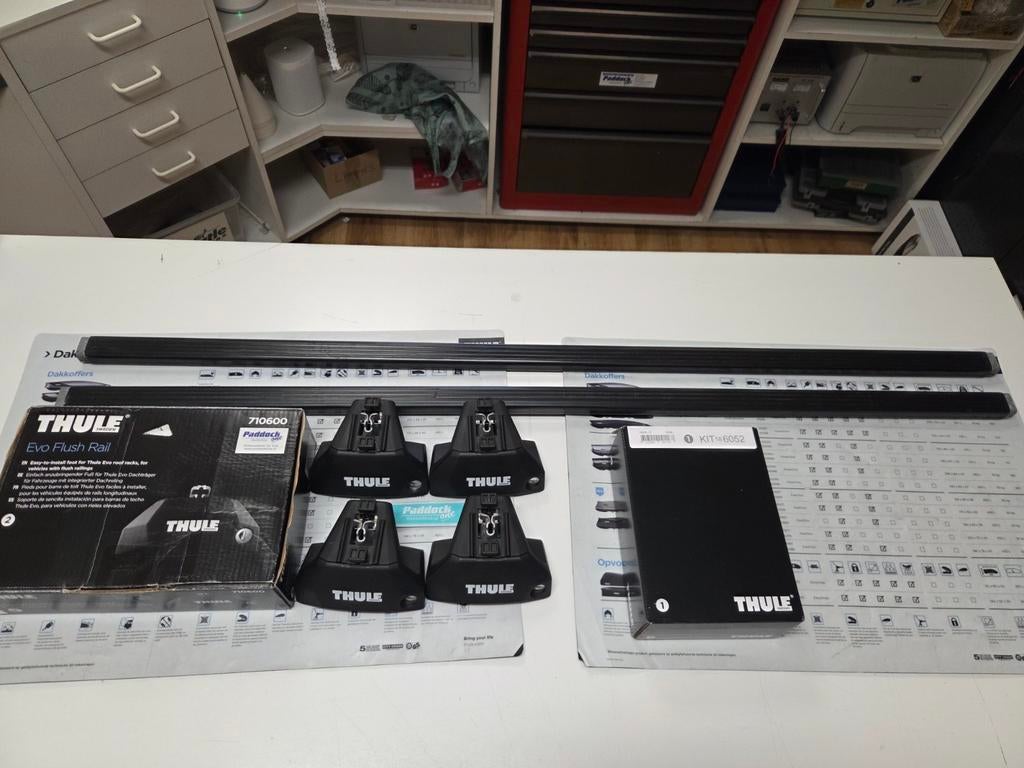 Thule Dakdragers Audi A4 Avant (B8/B9) met Kit 186019, Auto diversen, Dakdragers, Ophalen of Verzenden, Thule, Thule, Thule