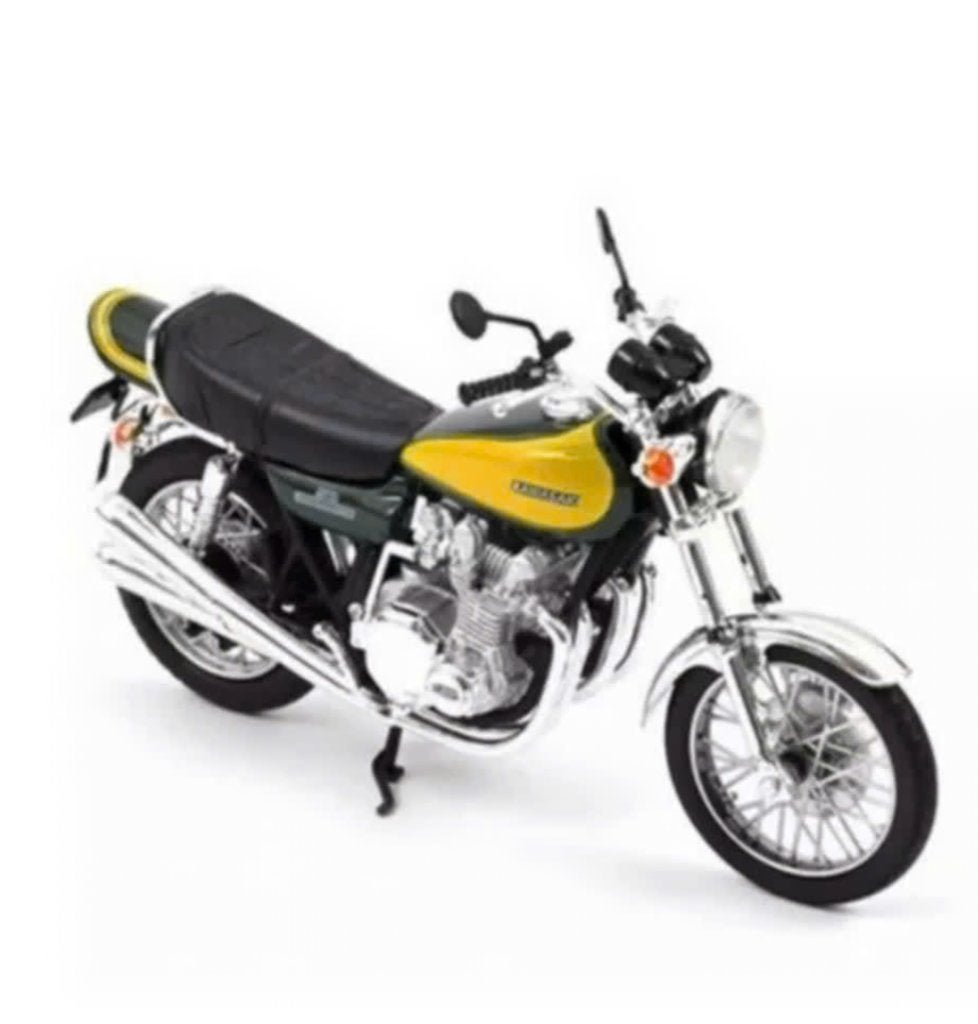 Kawasaki Z900 1973 D. Groen / Geel 1:18 NOREV REF. 182030, Hobby en Vrije tijd, Modelauto's | 1:18, Verzenden, Nieuw, Motor, Norev