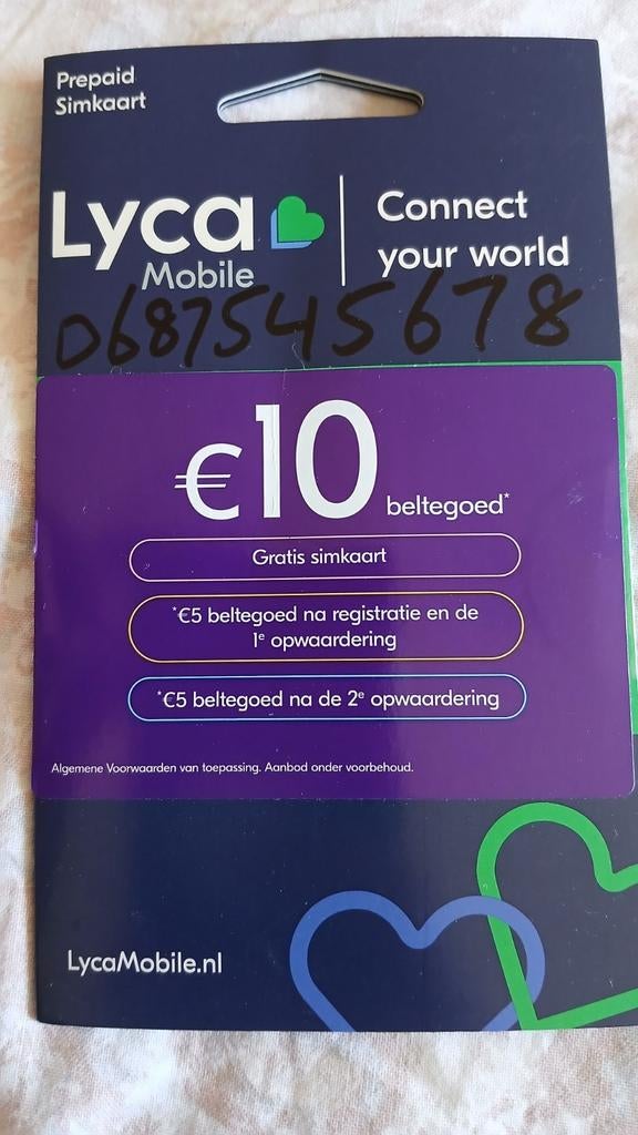 MOOI NUMMER 06875-45678, Ophalen of Verzenden, Nieuw, KPN, Simkaart