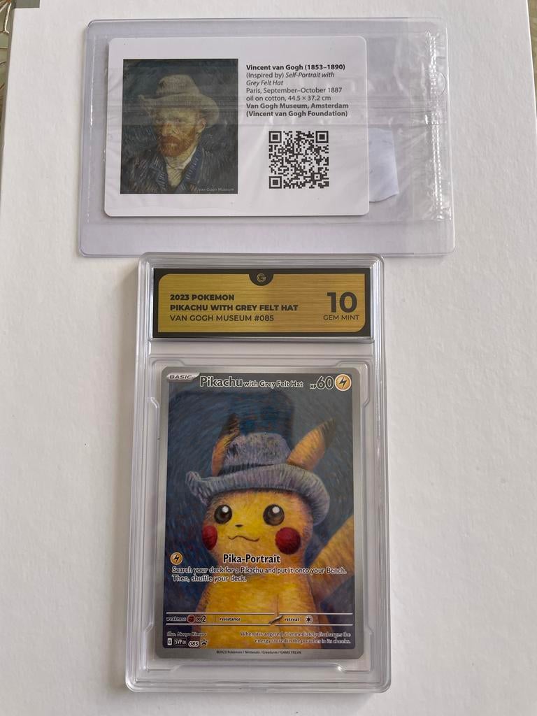 Pokémon card Pikachu With Grey Felt Hat 085 Pokémon GG 10, Hobby en Vrije tijd, Verzamelkaartspellen | Pokémon, Nieuw, Losse kaart