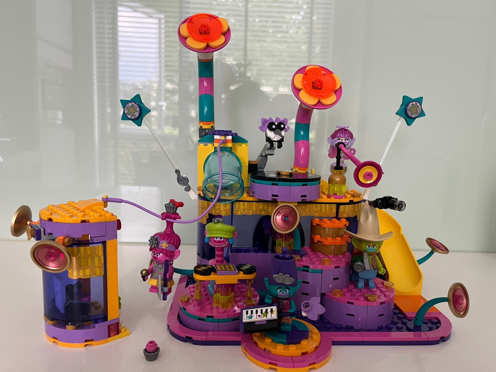 Lego Trolls wereldtour vibe city concert 41258, Overige thema's, Lego, Compleet, Ophalen of Verzenden