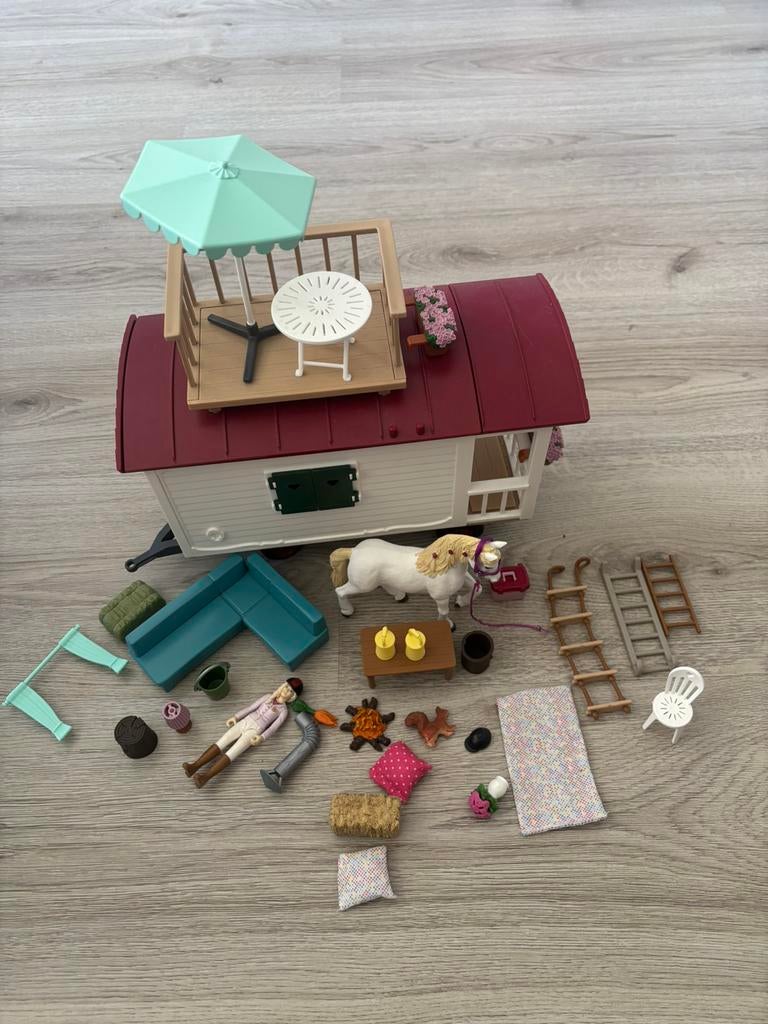 Schleigh set, Ophalen of Verzenden, Zo goed als nieuw, Poppenhuis
