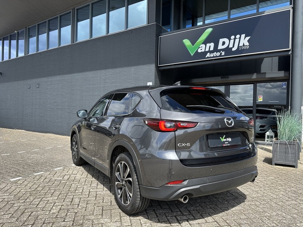 Mazda CX-5 2.0 Autom.M Hybrid Bose El.Klep Navi 360Camera, 1998 cc, Stof, Gebruikt, Zwart