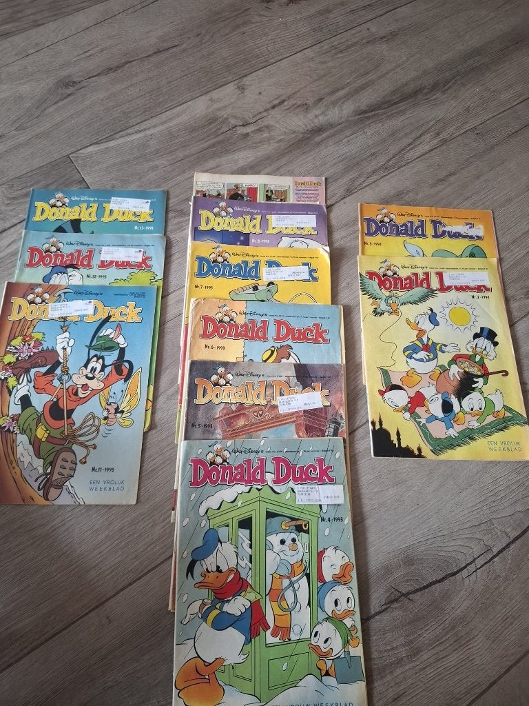Diverse Donald Duck uit 1993, Meerdere stripboeken, Ophalen of Verzenden, Gelezen