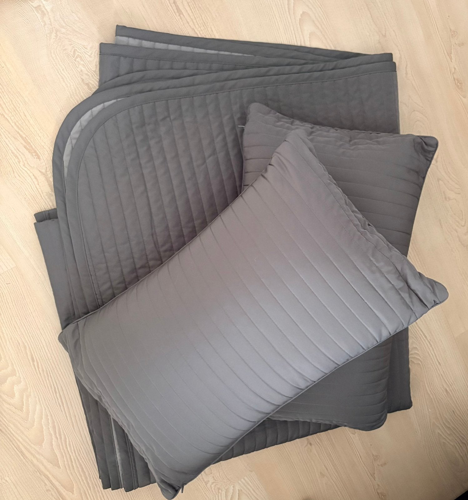 Sprei (250/270) met 2 kussens, Ophalen, Lits-jumeaux, Overige typen, Zo goed als nieuw