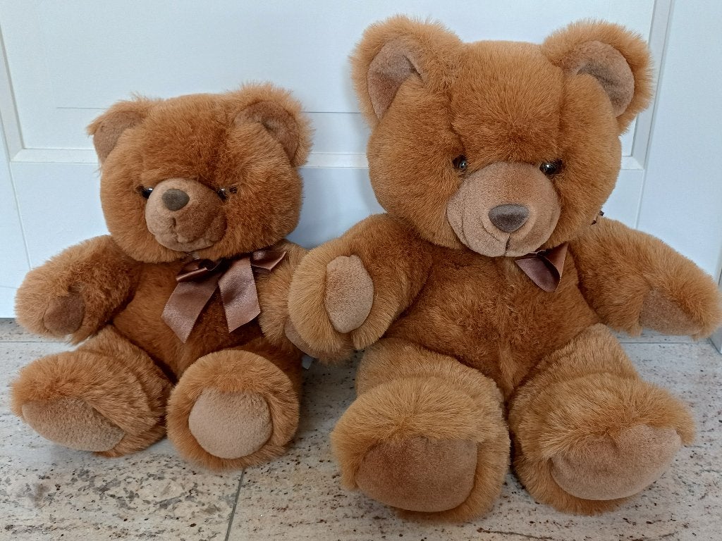 2 x knuffel beer 35 cm en 46 cm Bruin ( Jola ), Kinderen en Baby's, Speelgoed | Knuffels en Pluche, Ophalen of Verzenden, Zo goed als nieuw