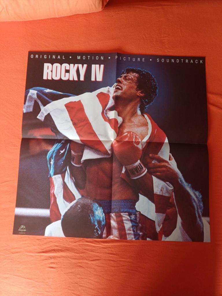 Rocky IV Soundtrack LP met poster - in nieuwstaat, Gebruikt, Inclusief poster, 1980 - 1989, Ophalen of Verzenden