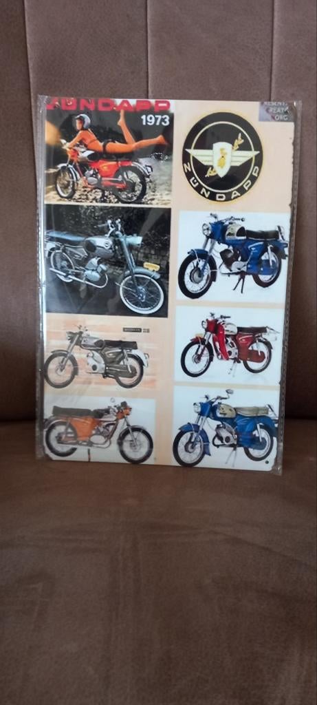 Blikken Bord Zündapp Motoren 20x30 cm Nieuw, Ophalen of Verzenden, Nieuw, Motoren