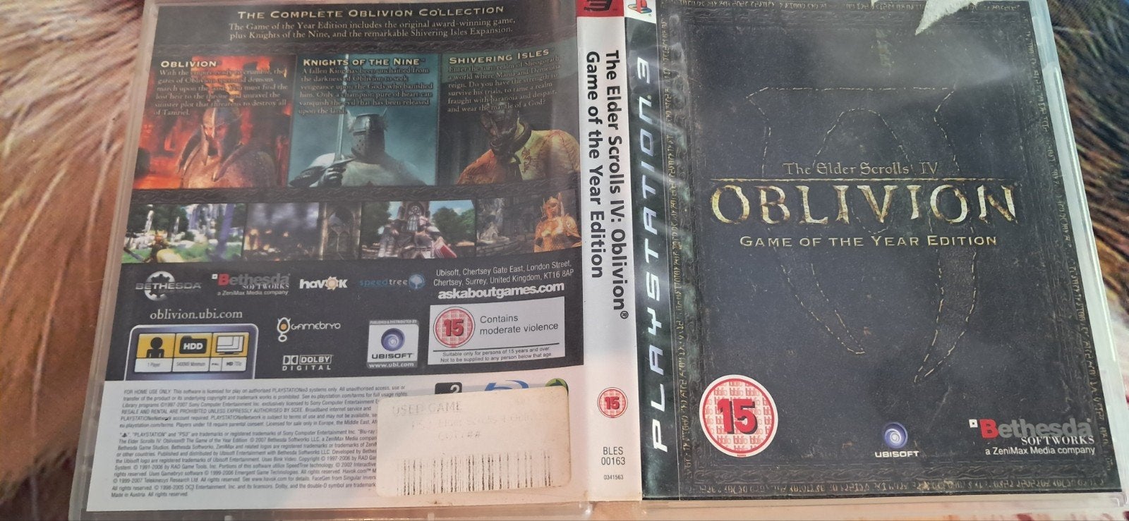 The Elder Scrolls IV: Oblivion - Game of the Year Edition PS, Gebruikt, 1 speler, Ophalen of Verzenden, Role Playing Game (Rpg)