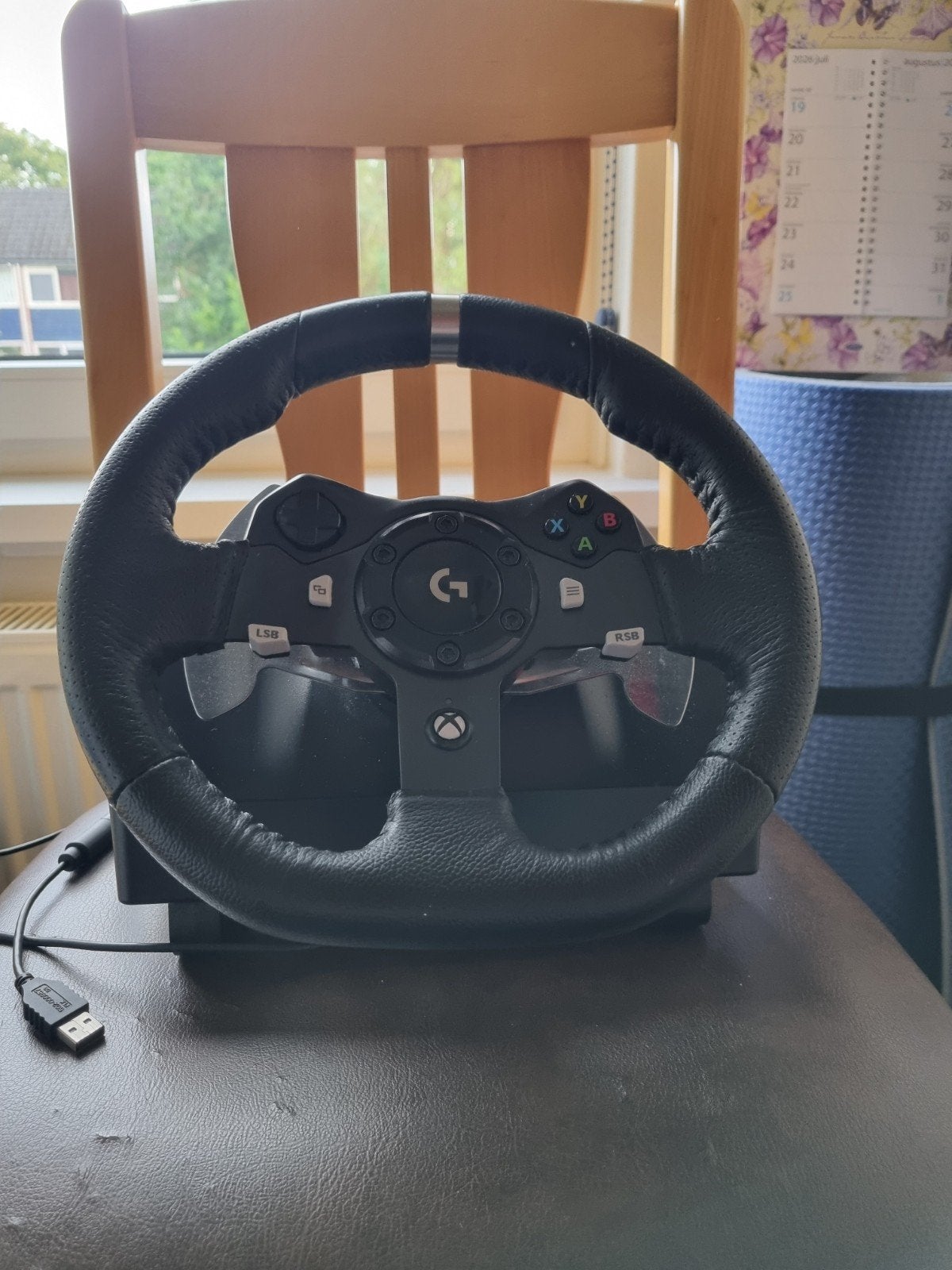 Logitech G920 Driving Force racestuur met pedalen, Ophalen