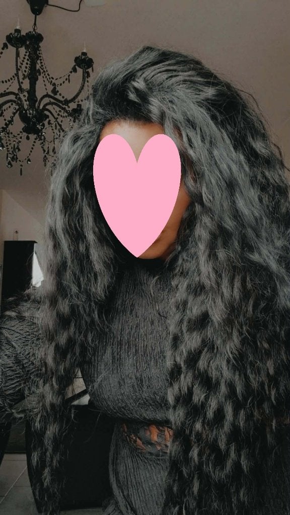 Haarstuk - Krul - 95cm lang - Extra vol - Extra dik - Zwart, Ophalen of Verzenden, Nieuw, Pruik of Haarverlenging