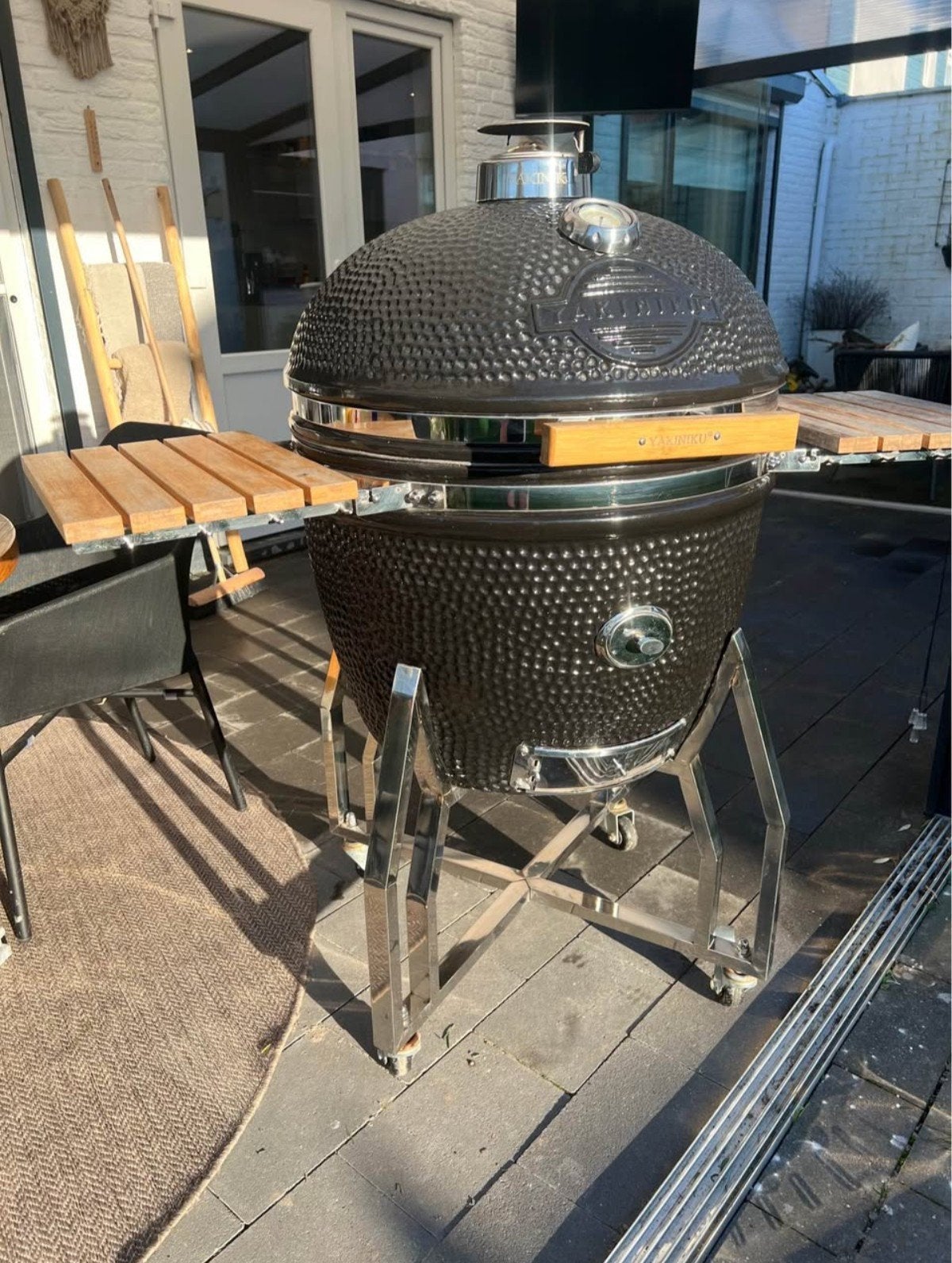 Yakiniku XXLarge Kamado BBQ 24 inch incl. proset, Ophalen, Gebruikt, Yakiniku