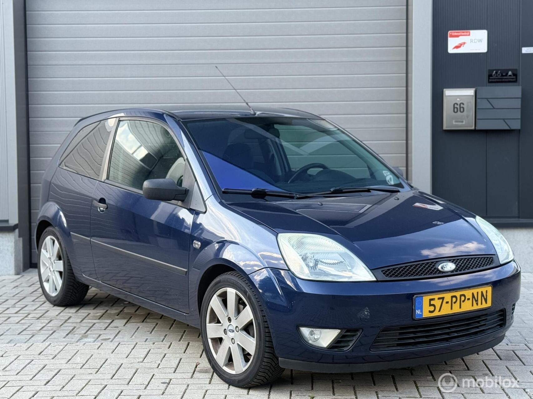 Ford Fiesta 1.3 Futura, Auto's, Ford, 1299 cc, 4 cilinders, Blauw, Origineel Nederlands