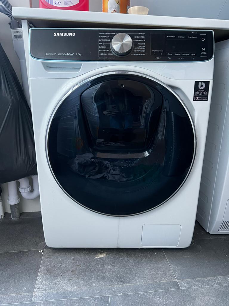 Samsung QDrive Ecobubble 8.0kg wasmachine - Trommel los, Ophalen, 1200 tot 1600 toeren, 8 tot 10 kg, Niet werkend