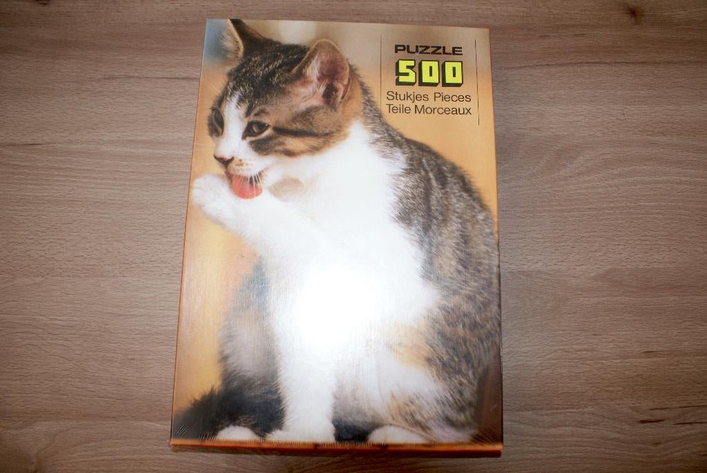 Puzzle Kat 500 van Wild horse vintage, Ophalen of Verzenden, 500 t/m 1500 stukjes, Nieuw