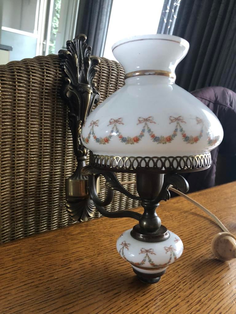 Mooi vintage schemerlampje, Ophalen of Verzenden