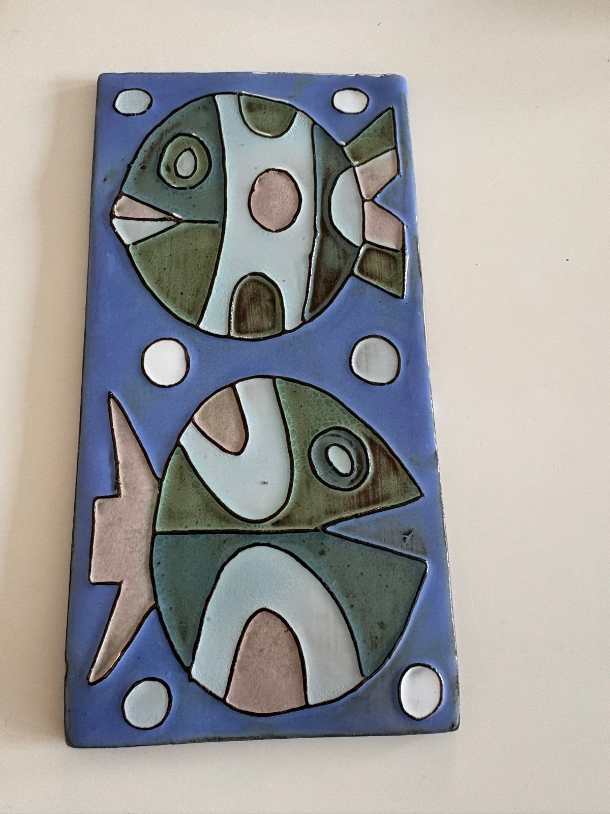 Keramiek wanddecoratie vissen Henk Potters, Antiek en Kunst, Ophalen of Verzenden