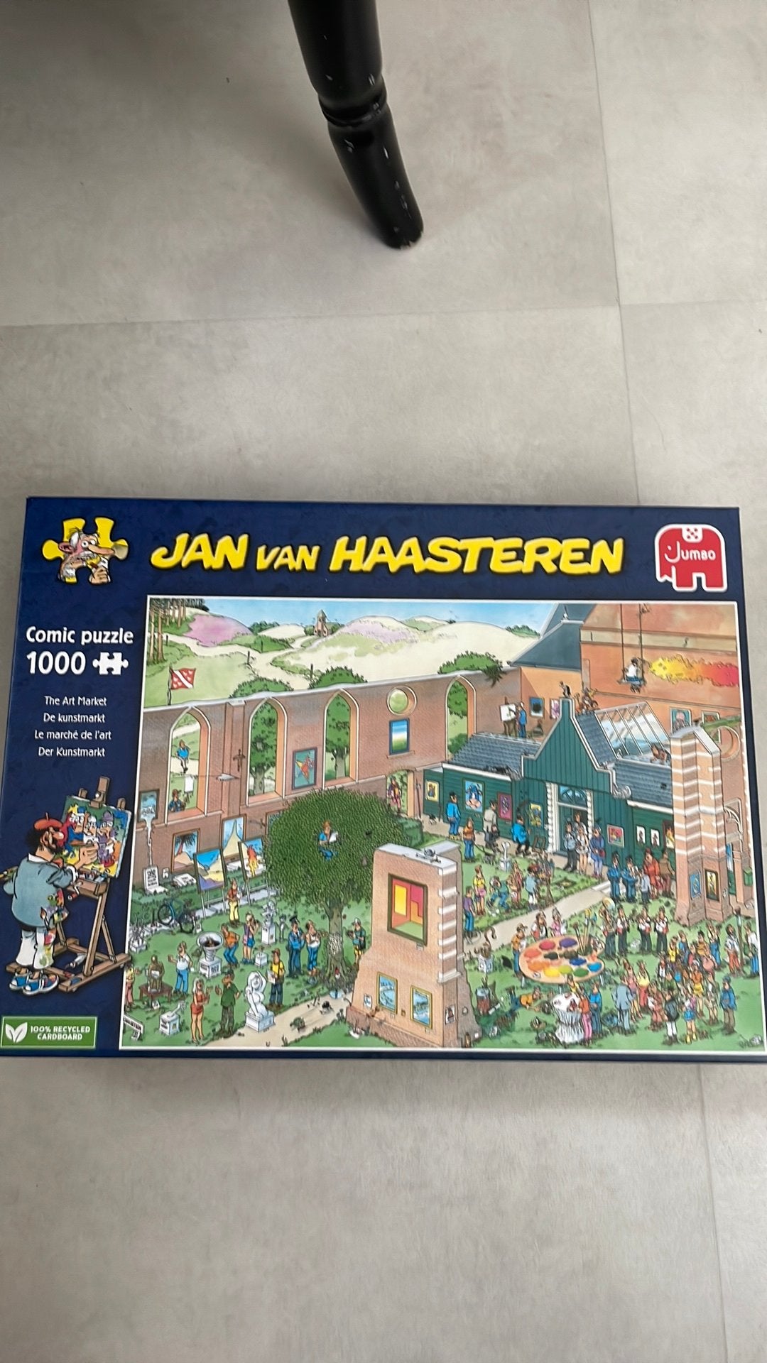 Jan van Haasteren puzzel: de kunstmarkt, Ophalen, 500 t/m 1500 stukjes, Zo goed als nieuw