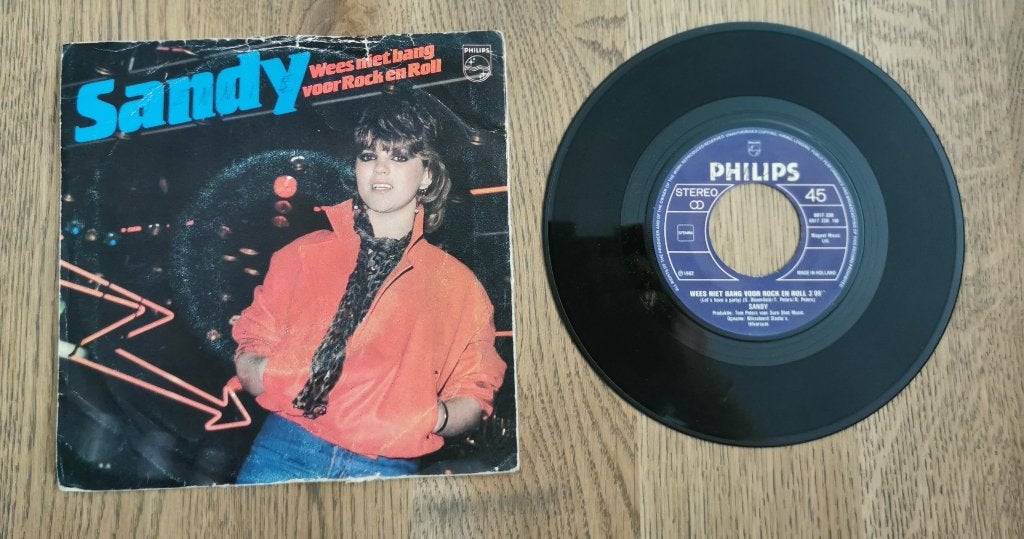 Single Sandy - Wees niet bang voor rock en roll, Cd's en Dvd's, Ophalen of Verzenden, Gebruikt, Overige formaten, Levenslied of Smartlap