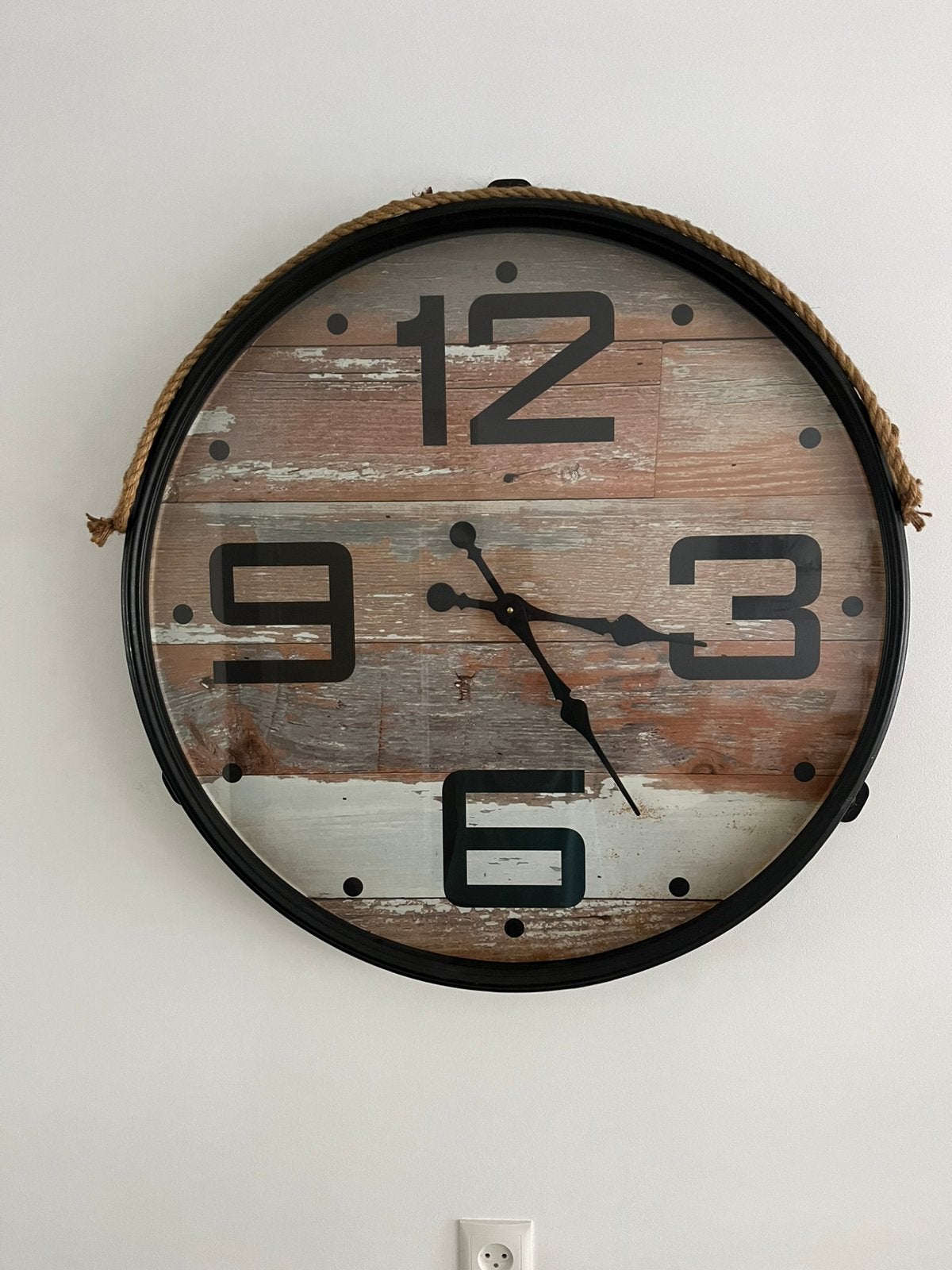 Woonkamer klok, Huis en Inrichting, Ophalen, Wandklok, Bruin, Landelijk