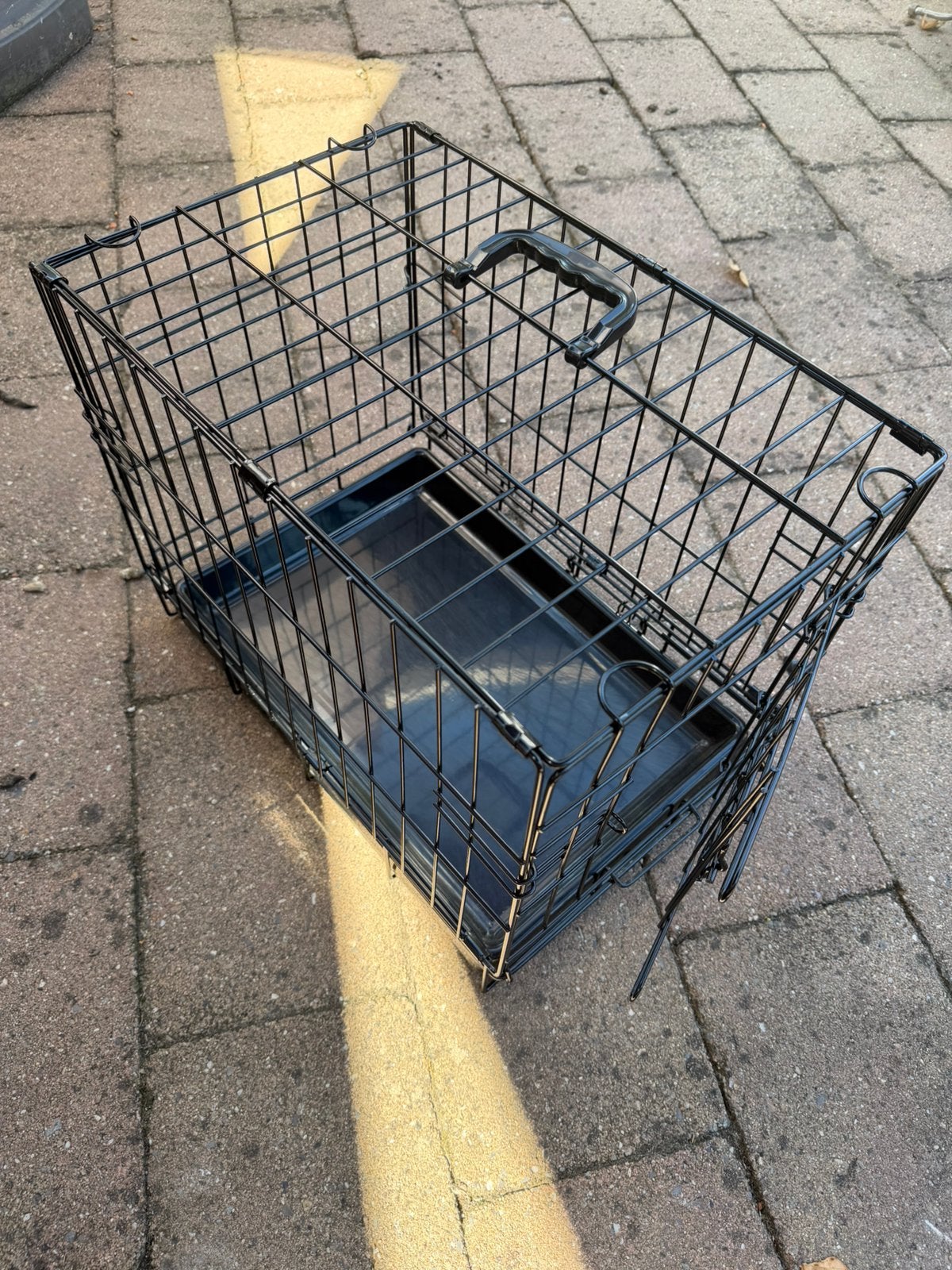 Adori Bench Zwart - Hondenbench - Draadjooi - 47x30x37 cm, Dieren en Toebehoren, Ophalen, Nieuw