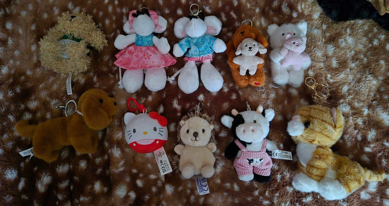 sleutelhanger knuffels oa douglas, diddl, hema NIEUW!, Overige merken, Overige karakters, Overige typen, Nieuw