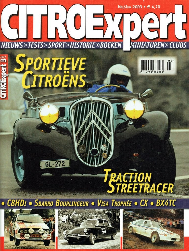 CitroExpert 2003 nr. 3 (o.a. Citroën BX 4TC & CX 'Rally'), Verzenden, Gelezen, Citroën