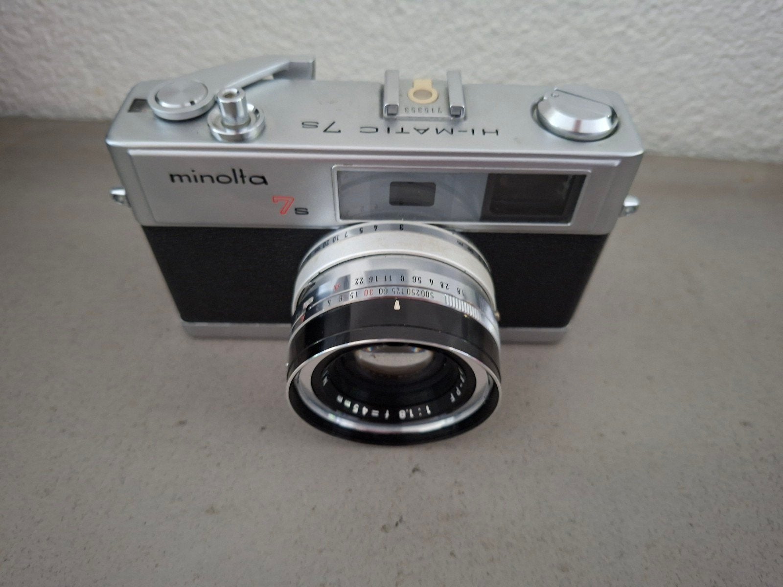 Minolta Hi-Matic 7s: Klassieke Compactcamera, Ophalen of Verzenden, Compact, Minolta