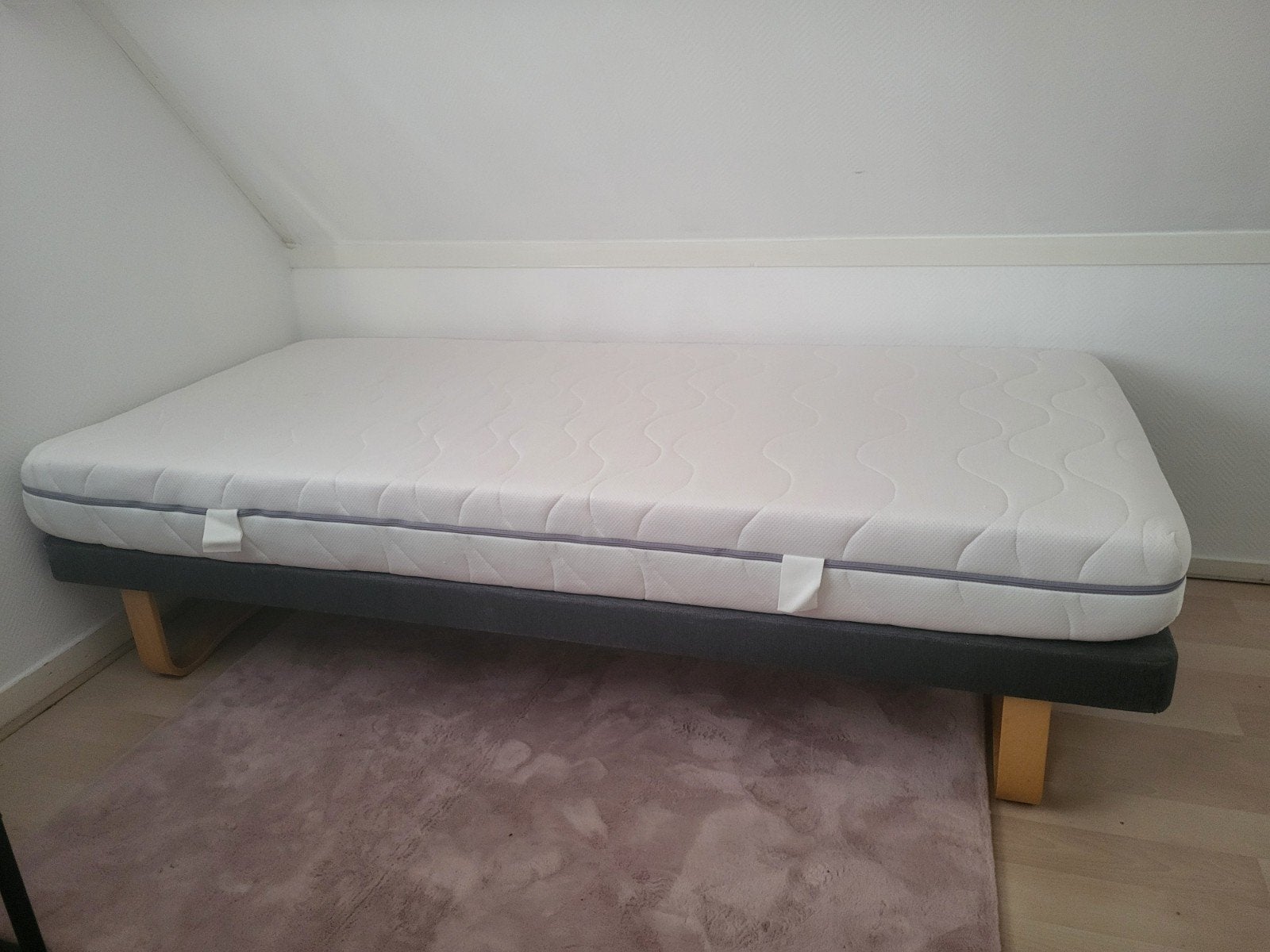 1-persoons bed 90x200 cm, Huis en Inrichting, Ophalen, Gebruikt, 90 cm, Eenpersoons
