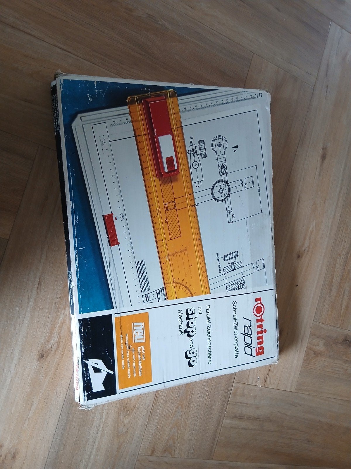 Rotring Rapid Tekentafel A3 met Parallelle Tekenliniaal, Ophalen, Zo goed als nieuw, Minder dan 130 cm
