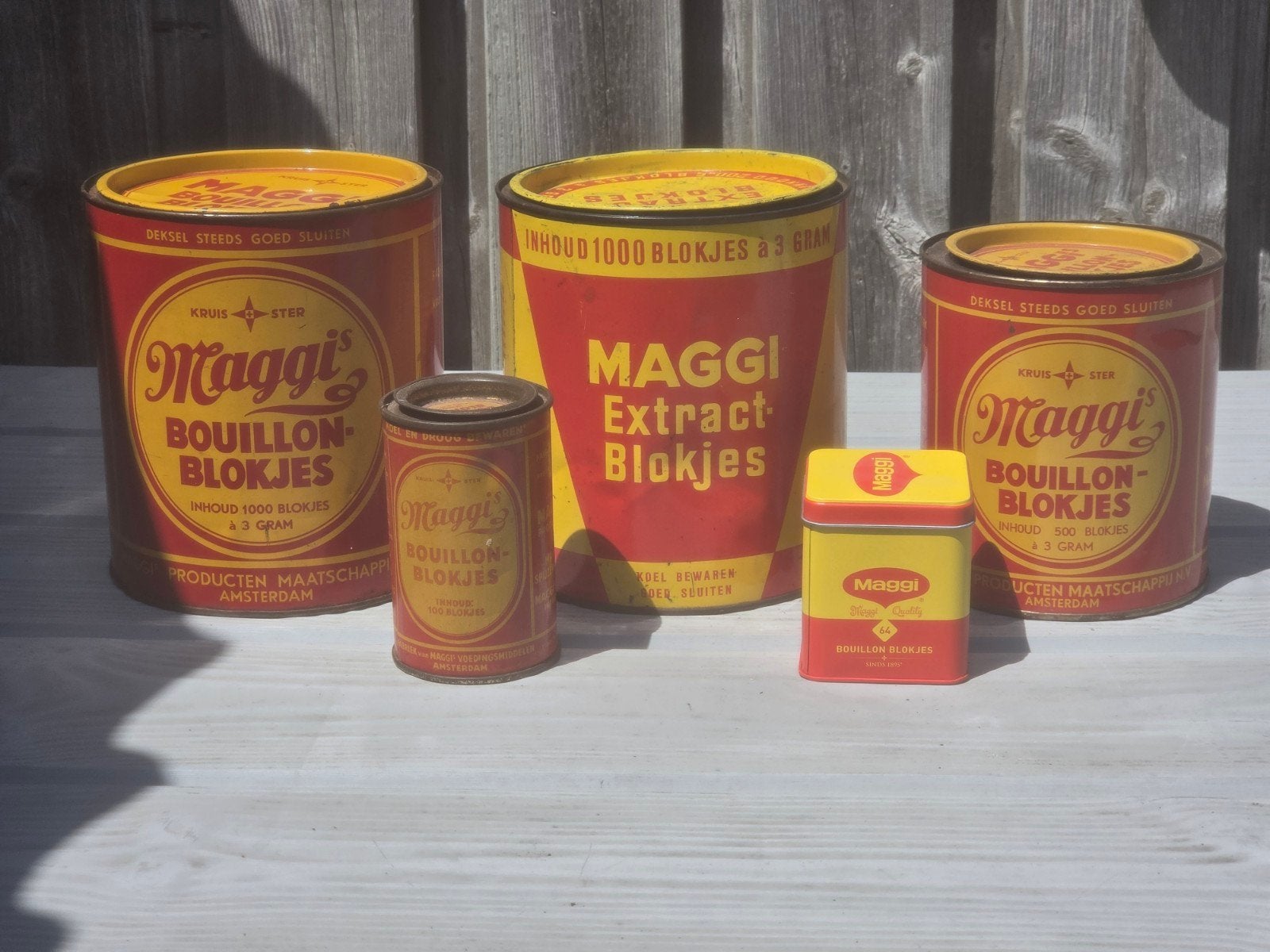 Maggi Bouillon blokjes Maggi Extract blokjes blikken, Ophalen of Verzenden, Gebruikt, Overige
