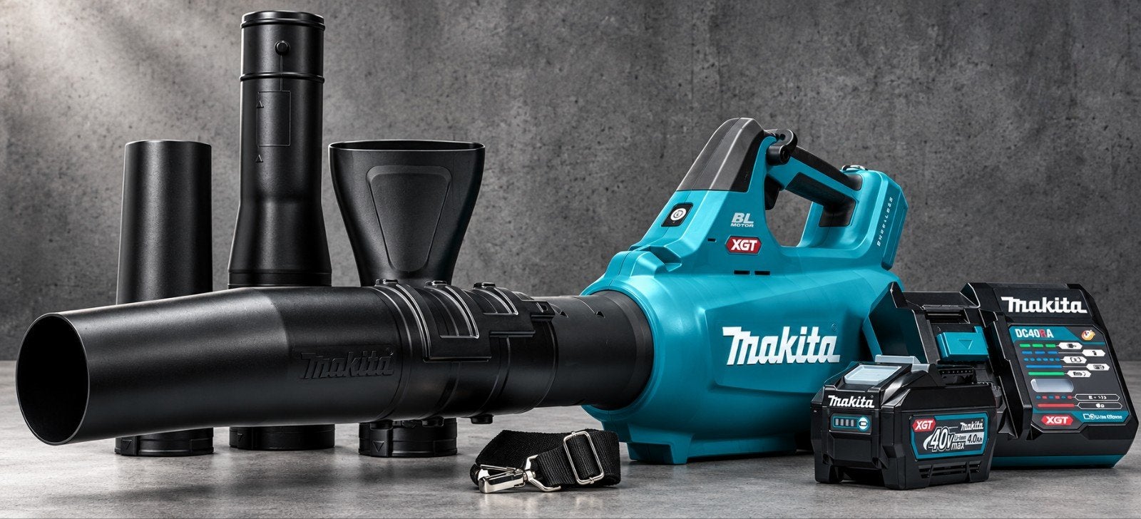 Makita UB001GZ 40V max XGT Accu-bladblazer +Accu en Lader.