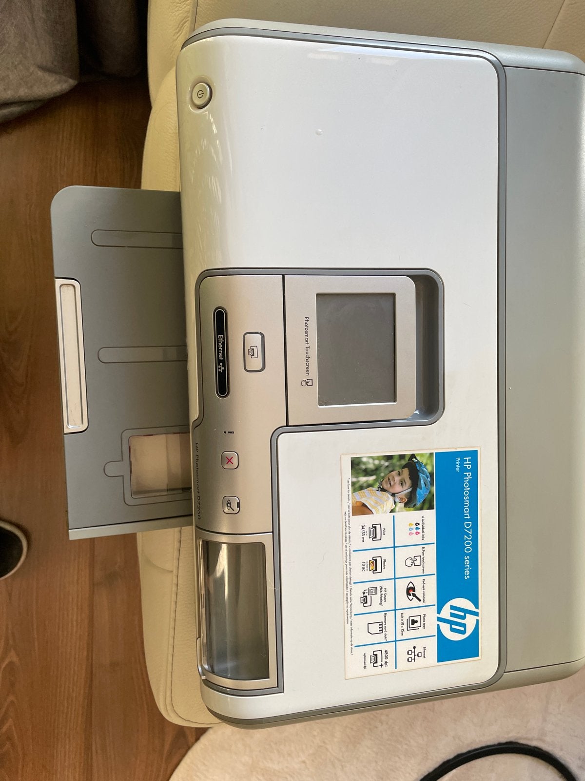 HP Photosmart D7260 Inkjetprinter - Gebruikt, Computers en Software, Printers, Ophalen, Gebruikt, Printer, Inkjetprinter