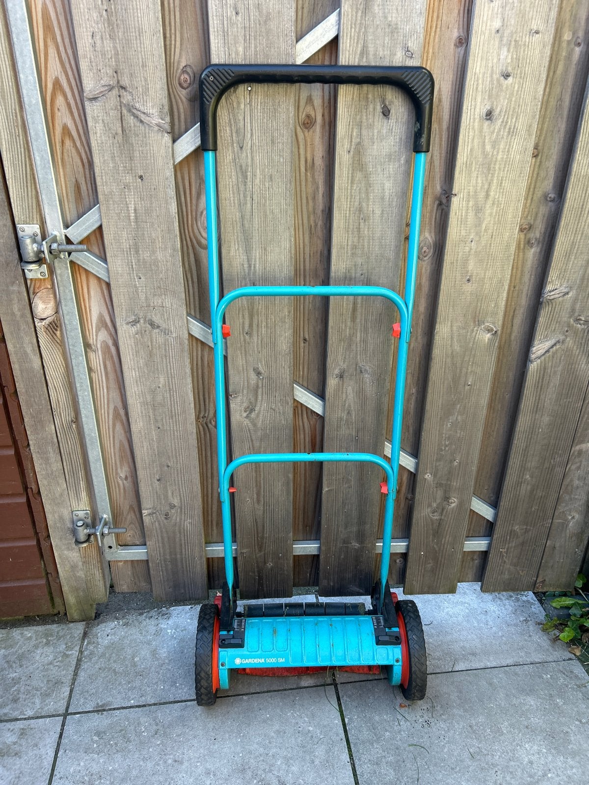 Gardena 5000 SM Handgrasmaaier - Perfect voor kleine tuinen, Tuin en Terras, Ophalen, Gebruikt, Handgrasmaaier, 30 t/m 39 cm