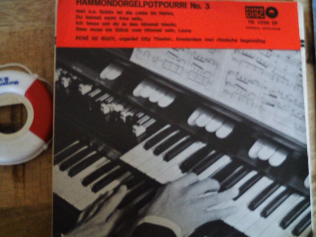 EP hammond orgel potpourri  23mei, Wereldmuziek, 7 inch, Ophalen of Verzenden, EP