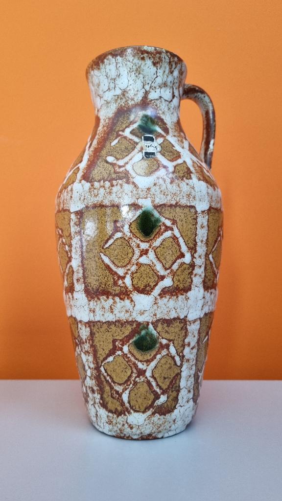 retro vintage vaas Jasba Keramiek West Germany 70s, Antiek en Kunst, Ophalen of Verzenden