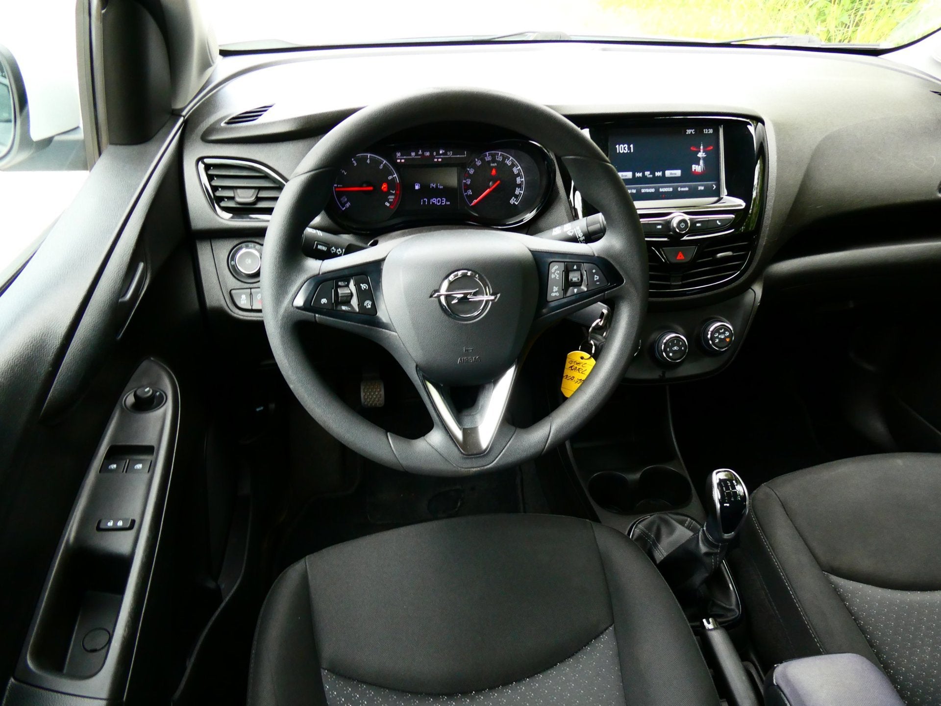 Opel KARL 1.0i 1e eigenaar Airco Cruise Hoge instap Historie, Auto's, Voorwielaandrijving, 839 kg, Stof, Gebruikt