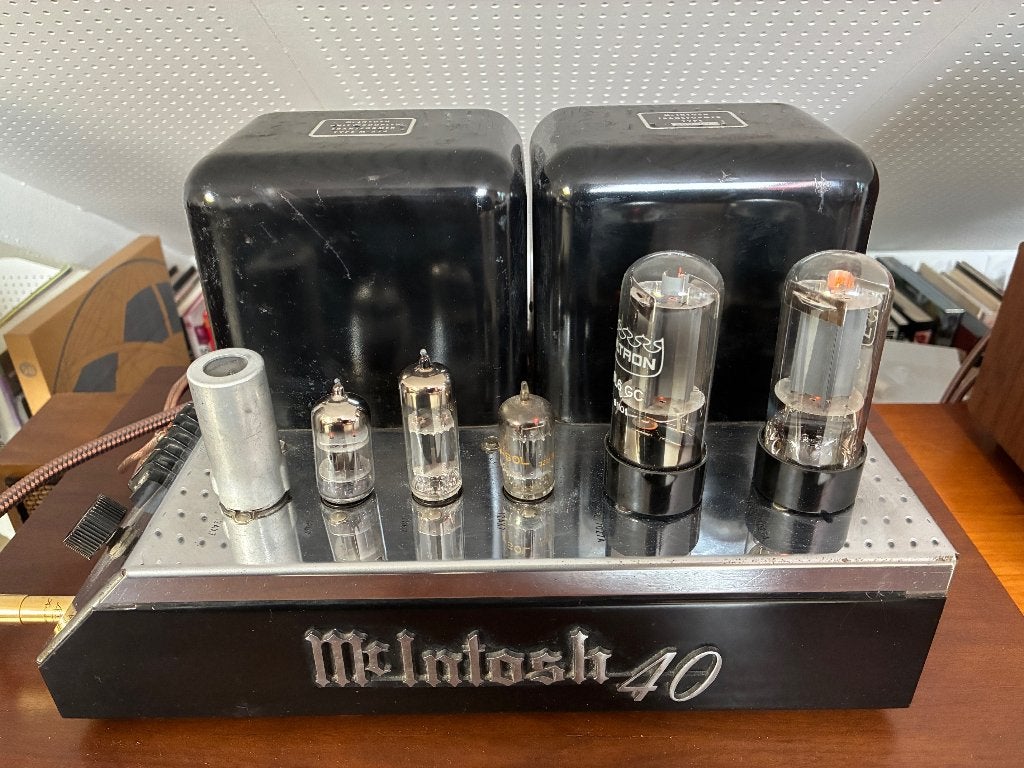 McIntosh MC 40, Ophalen, Buis of Buizen