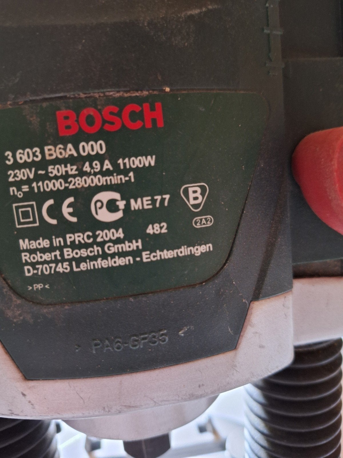 Bosch groen bovenfrees, Gebruikt, Ophalen of Verzenden, Bovenfrees, BOSCH