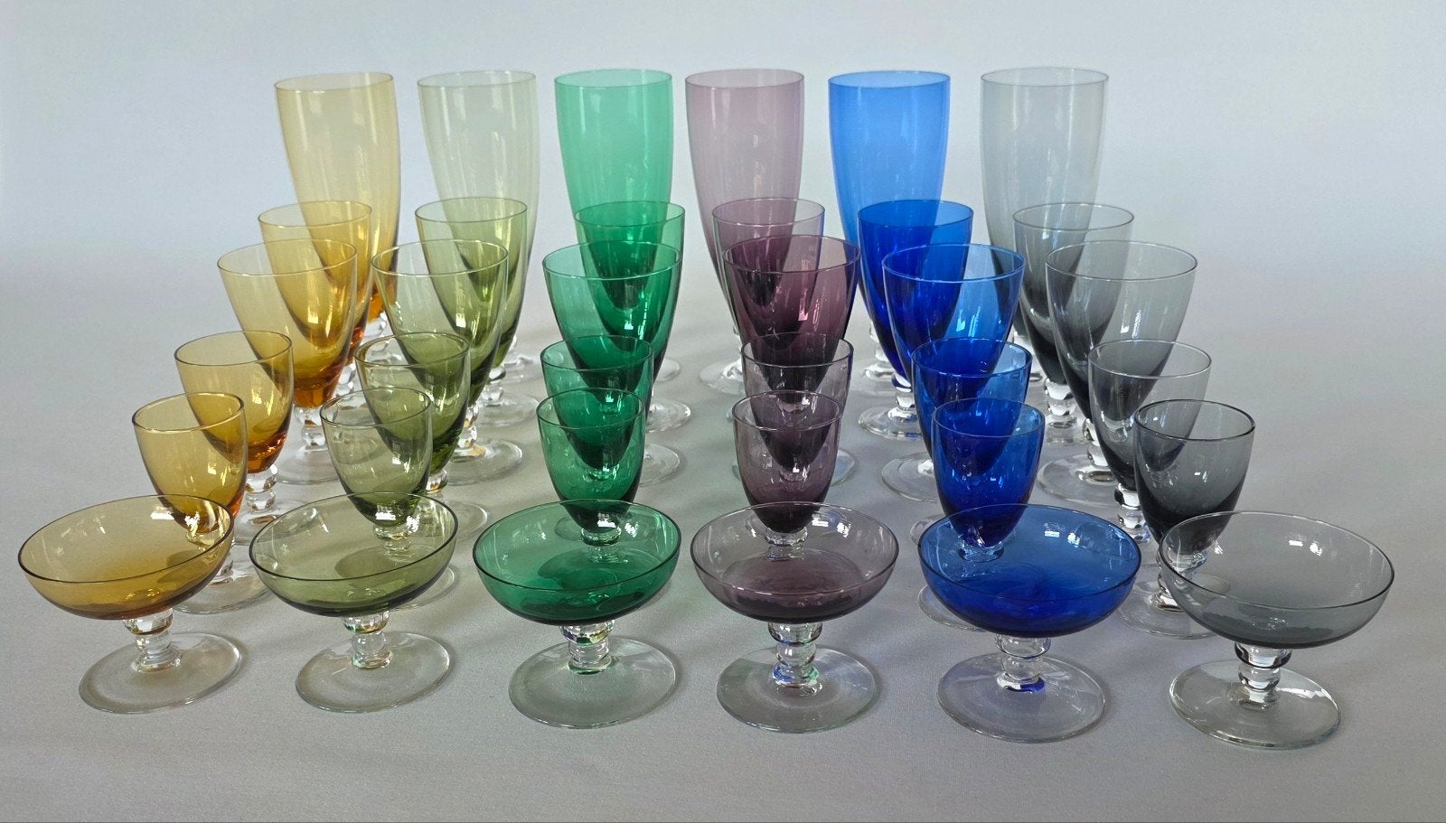 Carnaval servies 36-delig Max Verboeket Kristalunie 1956, Ophalen of Verzenden