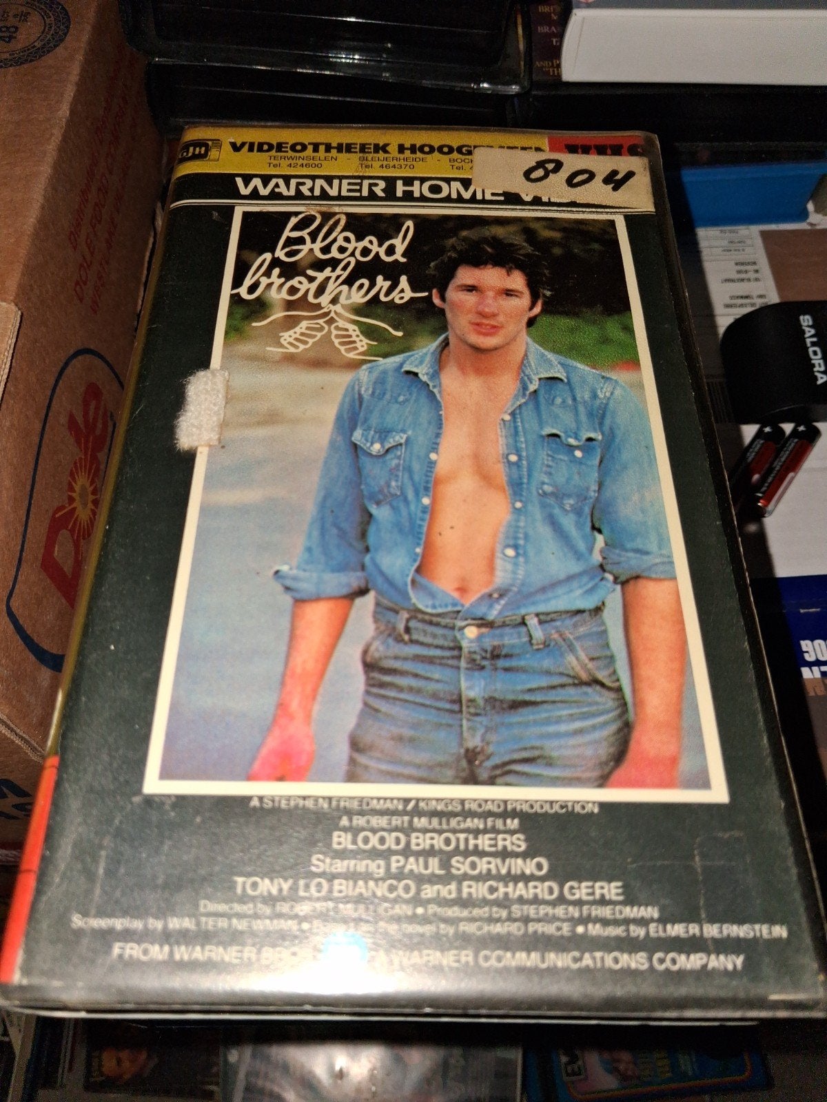 Vhs ex-rental  - Bloodbrothers, Vanaf 16 jaar, Ophalen of Verzenden, Gebruikt, Horror