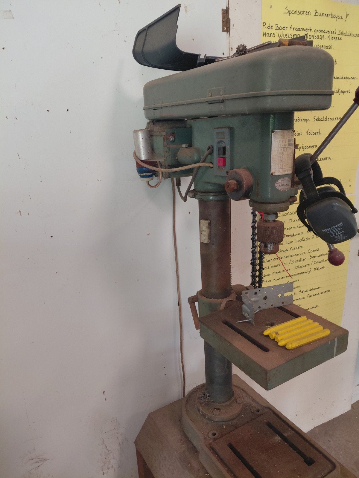 Kolomboormachine, Ophalen, Gebruikt, Kolomboormachine