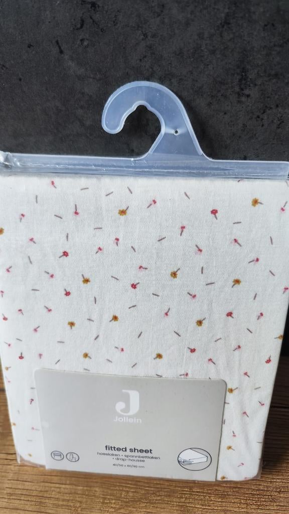 Jollein wieg hoeslaken met print, Ophalen of Verzenden