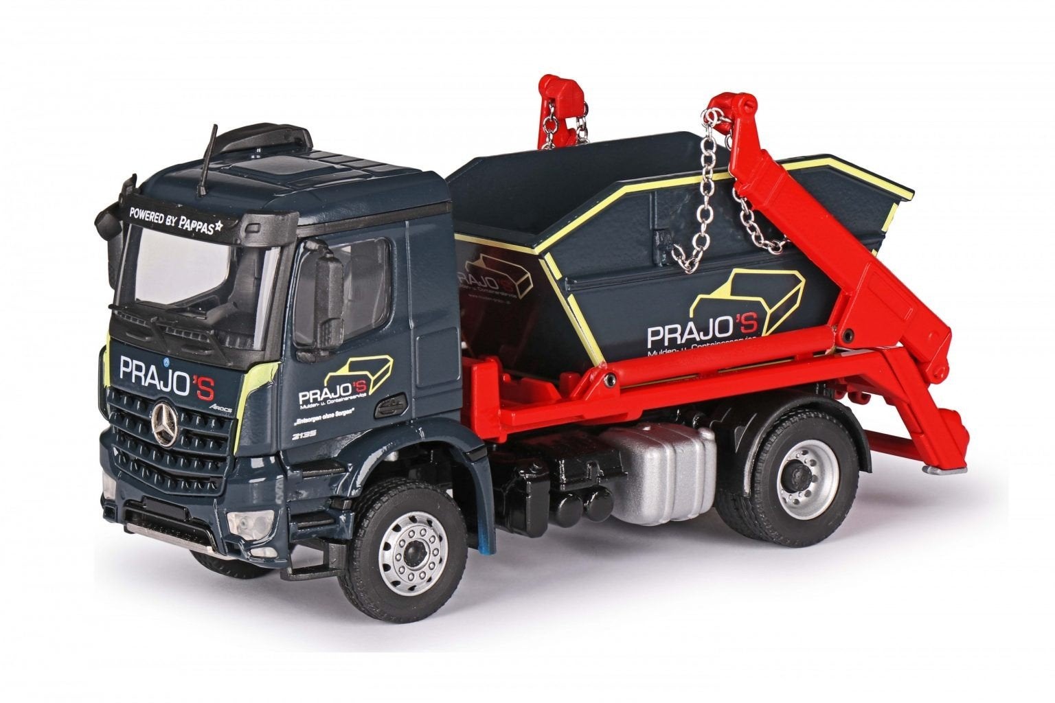 MERCEDES-BENZ Arocs -PRAJO-mit Meiller Absetzkipper, Hobby en Vrije tijd, Ophalen of Verzenden, Nieuw, Bus of Vrachtwagen, Conrad