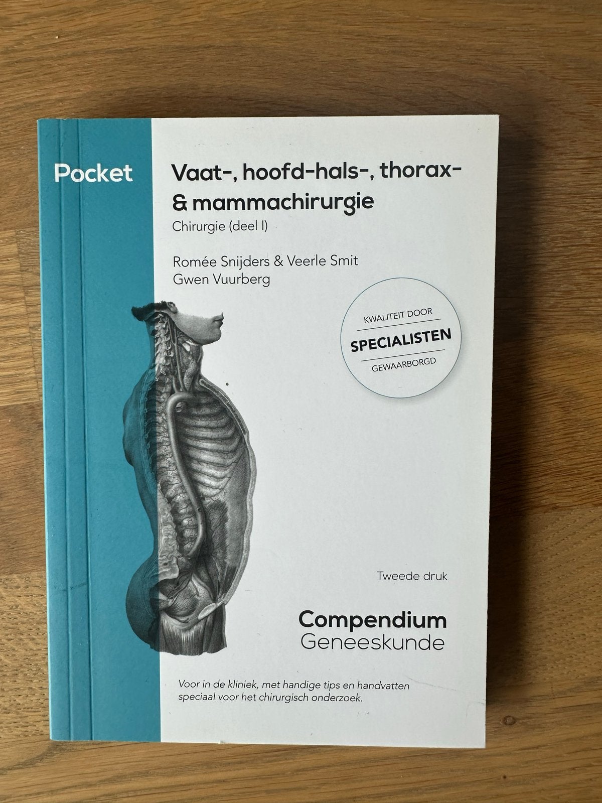 Compendium Geneeskunde Pocket Chirurgie, Boeken, Studieboeken en Cursussen, Ophalen of Verzenden, Beta, Nieuw, WO