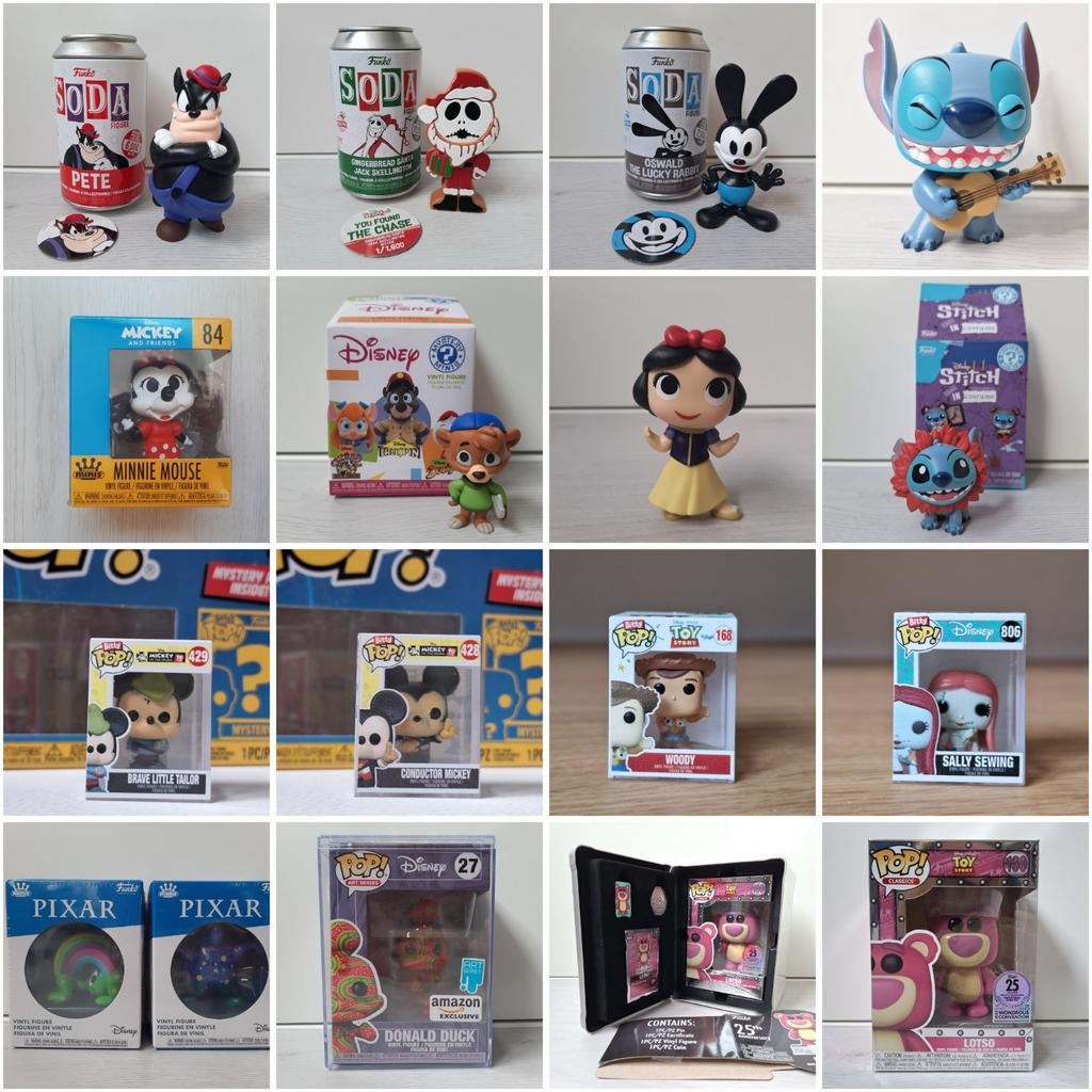 Diverse Disney soda en mini Funko pops, Ophalen of Verzenden, Nieuw